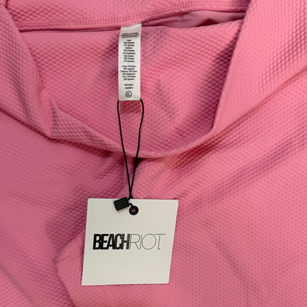Beach Riot leggings Waffle Print Bubblegum Pink - Picture 4 of 8